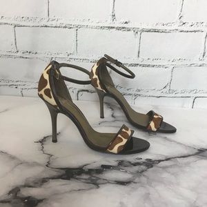 Sexy Paolo Calf Pony Hair Heels Size 8M